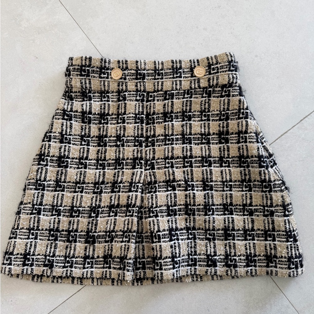 Tweed Gucci mini skirt